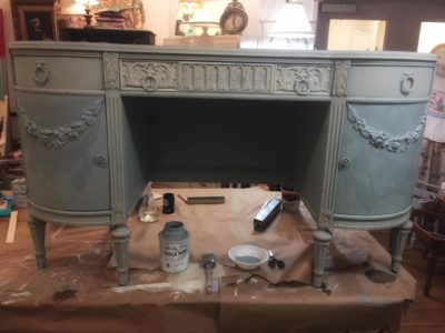 Front of Janets ladies Desk